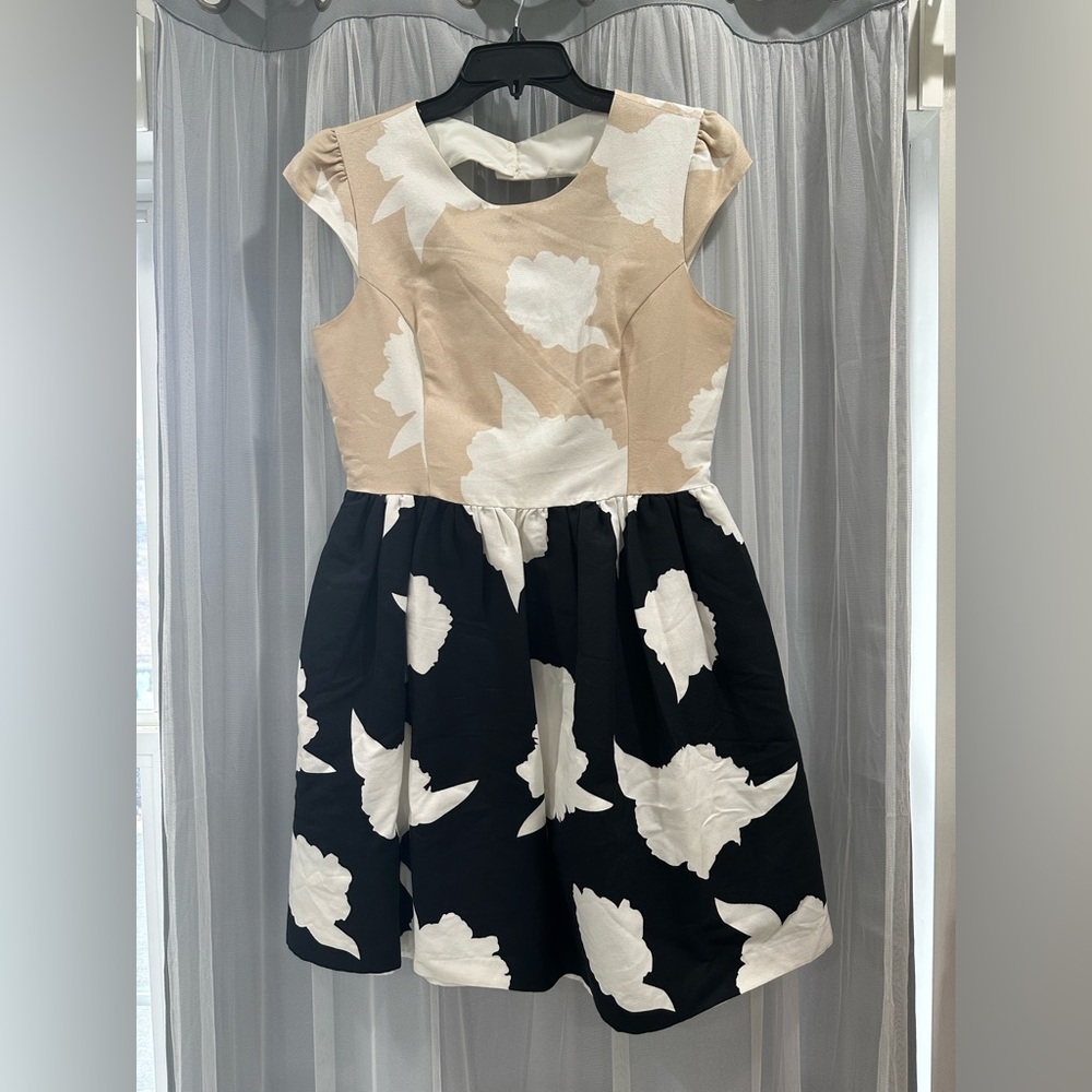 Stylish Black and Cream Women’s Dress